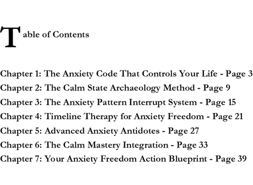 NLP for Anxiety - Journal and Exercises